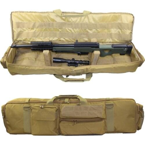 Military Double Rifle Gun Bag Backpack Case For M249 M4 M16 AR15 G36 Airsoft Carbine Carrying Bag Case for hunting