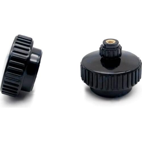 3pcs M4 M5 M6 M8 M10 M12 Straight Grain Knurled Handle Nuts Bakelite Round Head Adjust Handwheel Small Knob Hand Nut