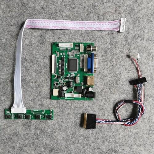 40-Pin LVDS For B140RTN02/B140RTN03 screen panel 1600*900 laptop LED 60Hz LCD display controller drive board VGA+AV DIY kit