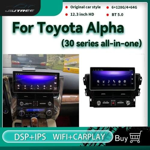 Android 10 Car Radio For Toyota Alpha 30 Series All-in-one Car Multimedia DVD Player Stereo Receiver GPS navigator Head Unit