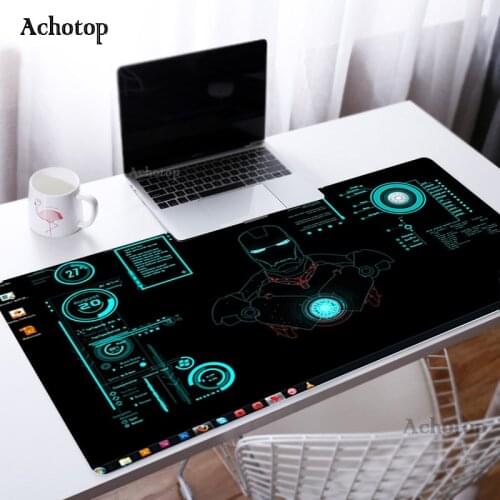 900x400mm XXL Large Mouse Pad Gamer Waterproof Ironmans Desk Mat Computer Mousepad Keyboard Table Cover birthday Gift Mouse Mat