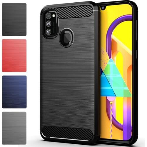 For Samsung Galaxy M21 M30S Fitted Phone Case SM-M215F/DSN SM-M307FN/DS SM-M215F/DS Silicone Bumper Cover SM M215F/DSN M307FN/DS