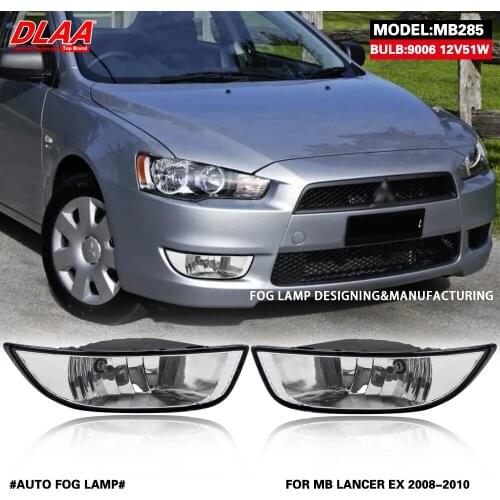 DLAA For LANCER EX 2008 2009 2010 Front Fog Lights Car Styling Spot Light Fog Lamps With Switch - 1 Pair