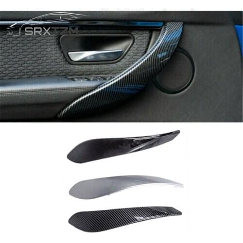 For BMW 3 4 Series 3GT F34 F36 F30 13-18 Car Inner Door Handles Decorate Cover Trim Auto Interior Handle Cover