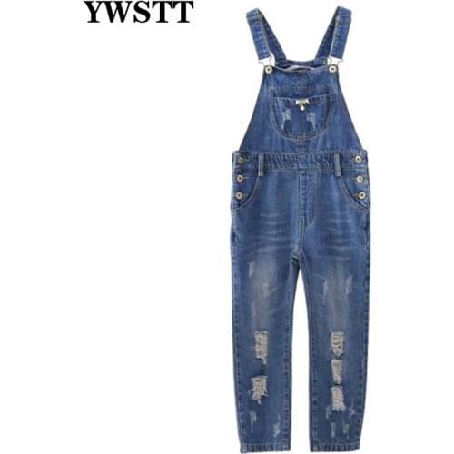 Girlss Jeans Kids Straps Jeans Casual Trousers Teenager Girl Pure Color Cowboy Suspenders Pants Toddler