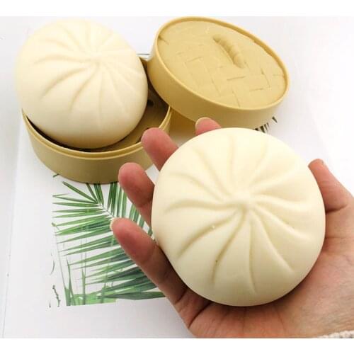 Simulation Steamed Buns Quick Rebound Pressure Stress Relief Decompression Toy