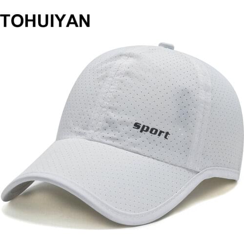 [TOHUIYAN] Brand Fashion Baseball Hat Men Outdoor Sports Caps Women Summer Breathable Mesh Caps Streetwear Bone Dad Hats Gorras