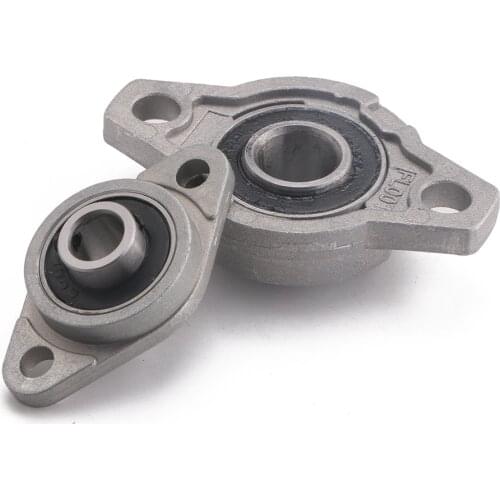 KFL001 KFL08 Zinc Alloy Mounted Shaft Support Flange Pillow Block Bearing Units 12mm 8mm