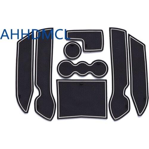Car Door Groove Mat Gate Slot Cup Armrest Storage Pad Mat For Bora 2008 2009 2010 2011 2012