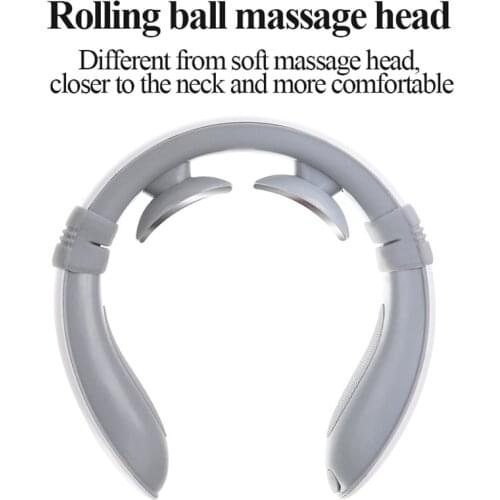 Smart Electric Neck Massager Far Infrared Heating Pain Relief Health Care Relaxation Cervical Vertebra Physiotherapy Massger