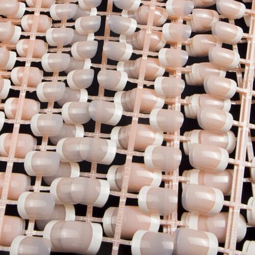 10 Sets Classical Short French Nail Tips Press On Nails False Nails Full Cover French Tips Foot Fake Nails Art Manicure Salon