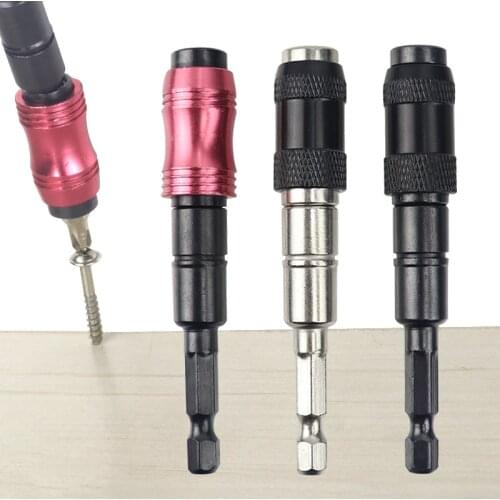Screwdriver Extension Rod Angle Magnetic Screw Driver Adjustable Direction Screwdriver Drill Bit Holder 1/4" Hex Screw Bit