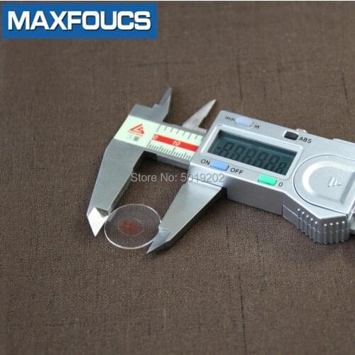 Flat Thick 0.8-1.0mm Sapphire Glass Watch parts Anti-scratch Round Transparent Crystal Glass For Watch Repair Diamete 6 - 19.5mm