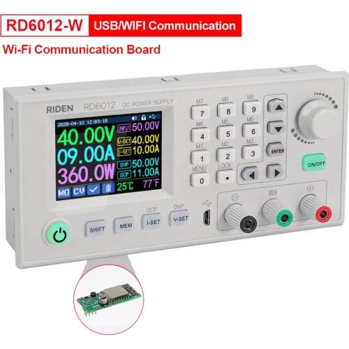 RD RD6018 RD6018W RD6012 RD6012W USB WiFi DC to DC Voltage Step down Power Supply Adjustable buck converter voltmeter multimeter