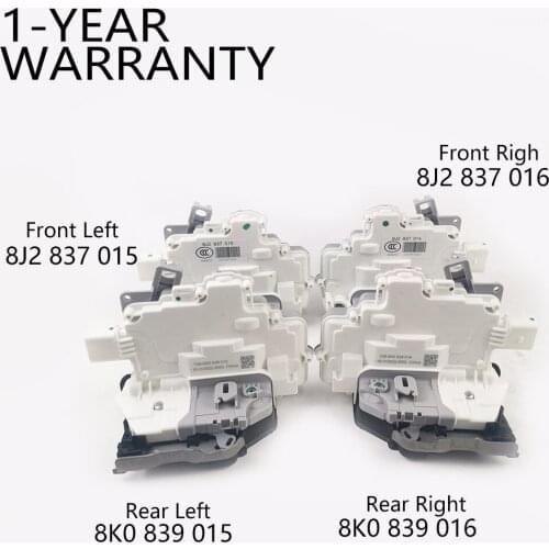 Door Lock Actuator Right Driver 9A783741601 8J2837016A 3C2837016A For Touareg Superb A4 Q3 Q7 TTRS Q5 A5 CAYENNE PANAMERA