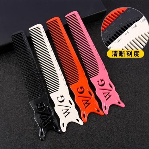 Mens hairdresser professional ultra thin hair cutting comb