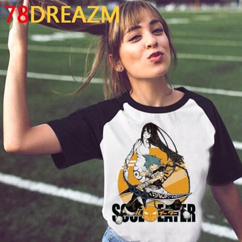 Soul Eater tshirt male casual streetwear plus size ulzzang t shirt summer top