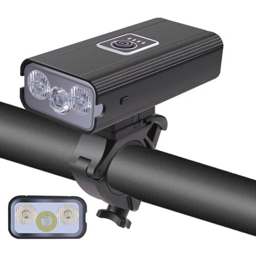 Bicycle Light USB Rechargeable 800LM/1200LM T6 LED Mountain Road Cycling Front Lamp Headlight MTB Ultralight Flashlight