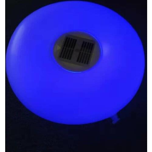 1PC Solar Swimming Light LED Colorful Inflatable Swimming Pool Light Waterproof Outdoor Water Float Light Floating Light