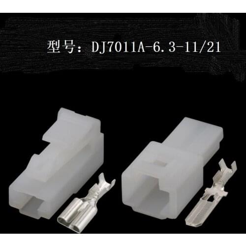 1000 sets 1 Pin Way Male Female Platstic Housing Brass Pins Unsealed Cable Wiring Plug Socket Connector 6070-1481 6070-1471
