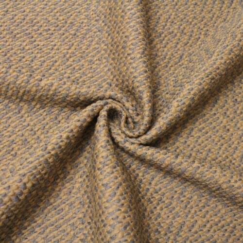 150cm wide wool woven fabric two-color art sense soft wool woolen fabric weaving small incense fabric 2017 new