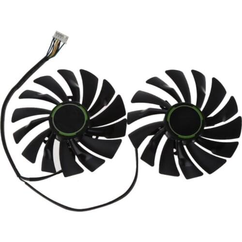2pcs 95mm PLD10010S12HH 6Pin Graphics Video Card Cooler Fan For MSI GTX970 GeForce GTX 970 GAMING Dual Fans Twin Cooling Fan