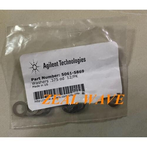 Agilent Original 12 / pk Gas Chromatography Gasket 0.375mm O-ring Split Flat Aluminum Pad 5061-5869