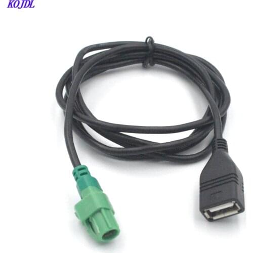 Car USB Cable Adapter connector female socket interface For BMW Serie 3 X5 X6 Z Serie e88 E90 E90LCI E91 E91lci KOJDL input