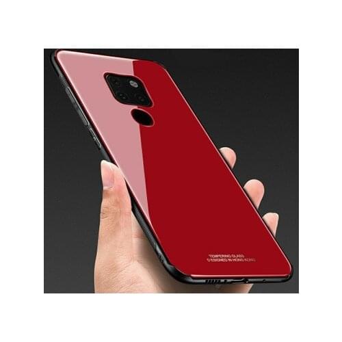 For Huawei Mate 20 Pro Case Luxury Soft Silicone+Hard Tempered Glass Protective Back Cover Case for huawei mate 20 20Pro mate20