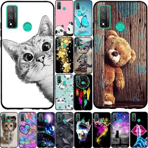 Phone Case For Huawei P smart Honor 9s 2020 Case Cover Silicone TPU Back Covers For Huawei Y5p Y6p Y8s Case Butterfly Bumper Bag