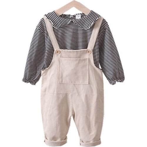 Spring Autumn Children Fashion Costume Kids Infant T Shirt Pants 2Pcs/sets Boy Baby Girl Cartoon Clothes Toddler Casual Clothing