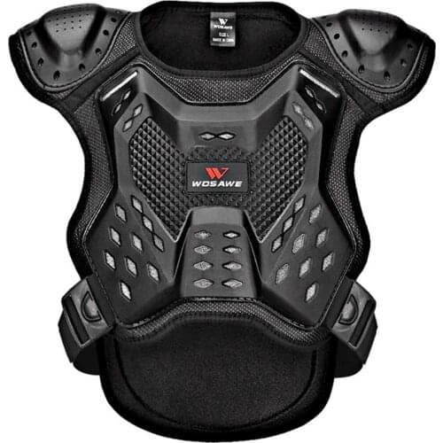 Kids Dirt Bike Body Chest Spine Protective Vest Ventilation Holes Sport Ware