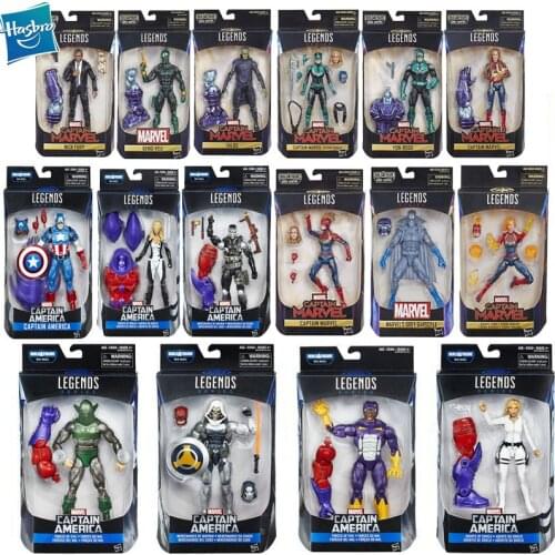 Hasbro Marvel Avengers X MEN Legends Serie Captain America Taskmaster Crossbones Mockingbird Cottonmouth Action Figure Model Toy