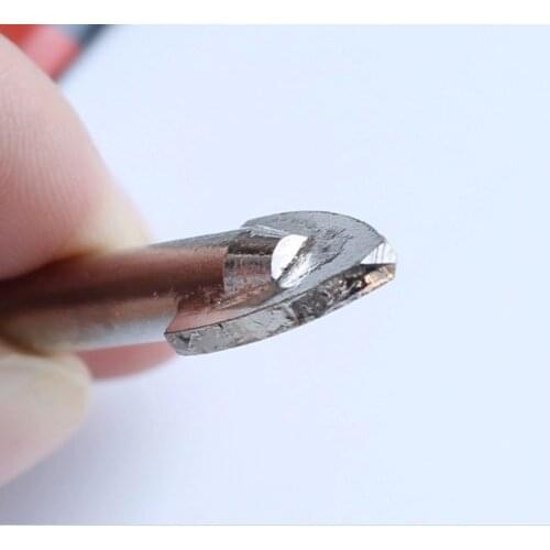 Home use dremel tool free shipping 4mm x 10pcs for sale glass,ceramic tile drill bit set spearpoint carbide drill
