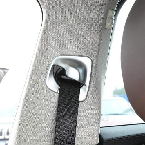 Car ABS Plastic Front Seat Belt Cover Trim Accessories For BMW New 5 Series G30 2017 2018