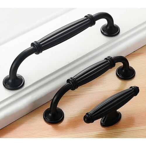 Furniture Cabinet Knobs and Handles Kitchen Handles Drawer Knobs Cabinet Pulls Cupboard Handles Knobs Single Hole/96mm/128mm