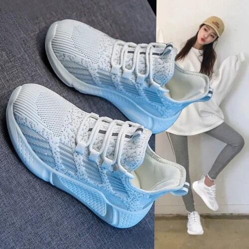 2021 summer new thick-soled dad shoes sports shoes Korean student sports shoes casual lightweight soft-soled running shoes
