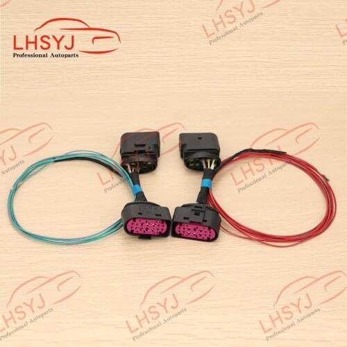 OEM 10 to 14 Pin HID Xenon Headlight Connector Adapter for Volkswagen Golf 6 MK6 VI High Quality