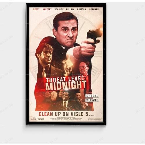 Threat Level Midnight Movie Canvas Print Poster