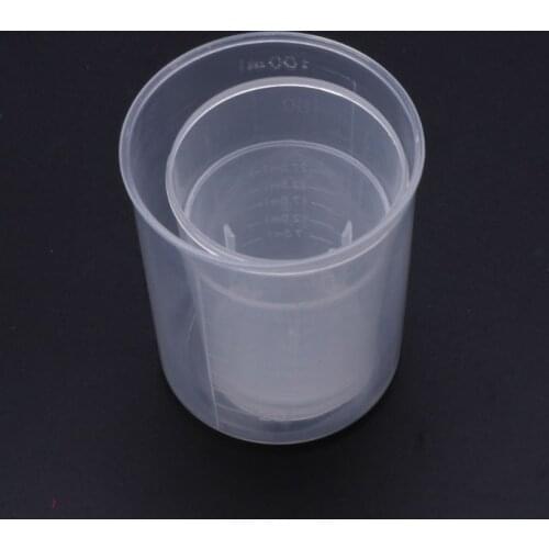 R2LE 3Pcs DIY Epoxy Resin Plastic Measuring Cups Set 30 50 100ML For Jewelry Making