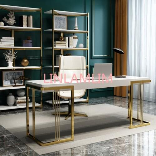 Escritorio de oficina desk mesa scrivania panana biurko escrivaninha escritorios стол письменный recibidor + chair + bookcase