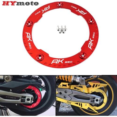 Motorcycle CNC Aluminum Accessories Transmission Belt Pulley Protective Cover For KYMCO AK550 AK 550 2017 2018 2019 2020 2021