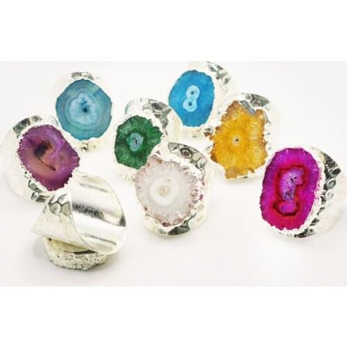 ZIVangela Rings With Semi-precious Stones