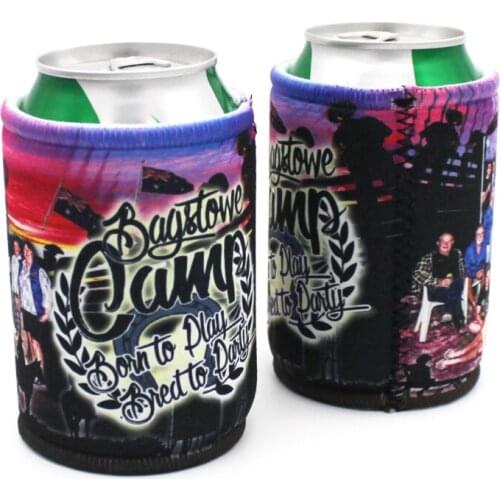 1000 Pieces Custom 5mm thickness Neoprene Stubby Cooler Beer Stubby Holders Can Cooler with Base Cheapest Cost Escrow Accept