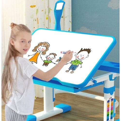 2019 Multifunctional Kid Study Table Children Homework Desk Ergonomic Student Adjustable Desk And Chair Combination Desktop ang