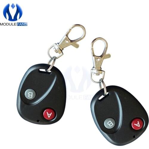 Wireless 315MHz 433MHz RF Remote Control Key Garage Gate Door Transmitter DC 12V 27A Fixed Code Controller