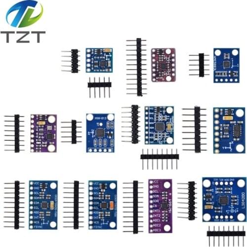 MPU-6050 MPU-9250 BMI160 LSM303DLHC L3G4200D HMC5883L ADXL335 LIS3DSH 3 6 9-Axis Attitude +Gyro+Accelerator+Magnetometer Sensor
