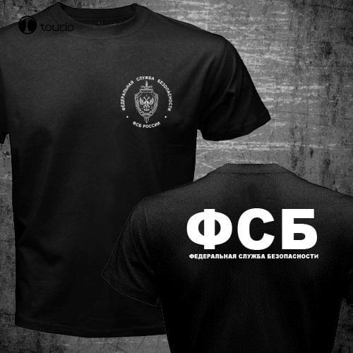 T-Shirt Summer Style Funny Russian Eagle Kgb Fsb Spetsnaz Counter Terrorist Special Forces Alphas T-Shirt Tee