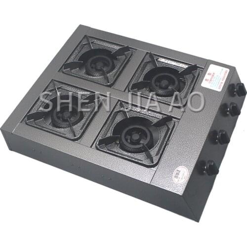Commercial hotel cooking multi-head gas stove Energy-saving stove honeycomb gas stove Natural gas liquefied gas stove