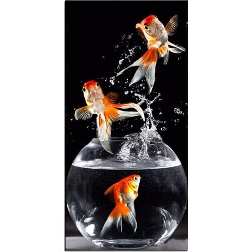Goldfish fish tank Painting Pictures DIY Diamond Painting Cross Stitch Needlework Diamond Mosaic Diamond Embroidery Crafts